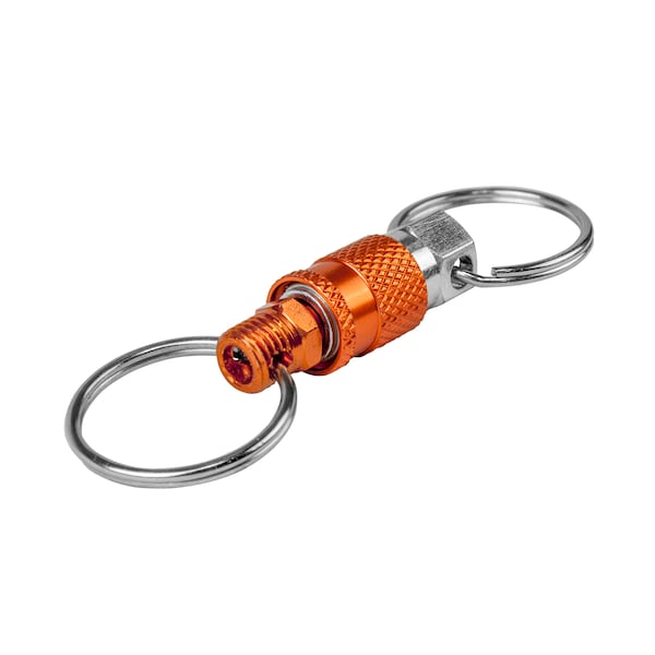 KEYQC3 Pull Apart Coupler Keychain With 2 Split Rings (3 Pack)